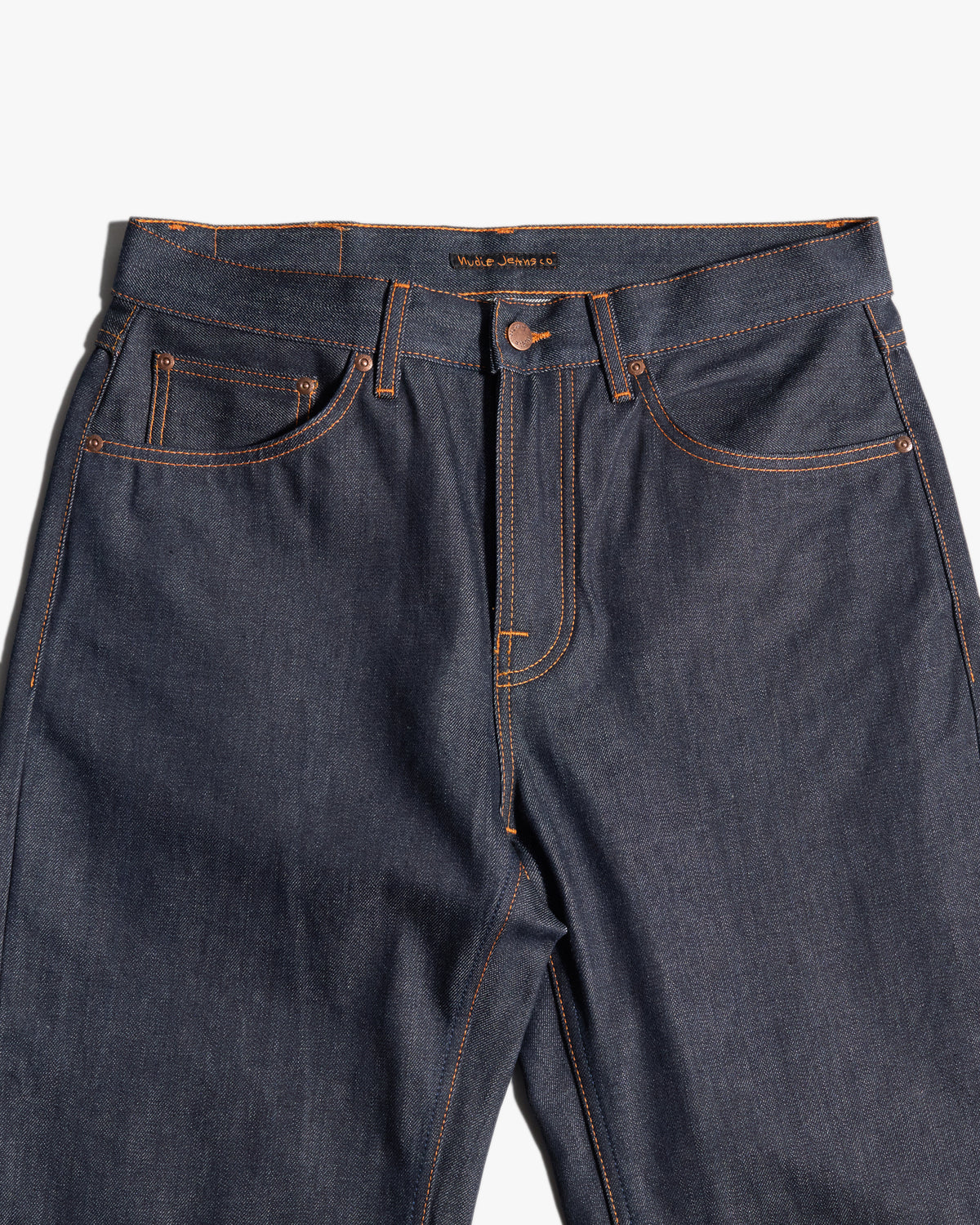 Nudie Tuff Tony Loose Fit Mens Jeans - Ecru Waves
