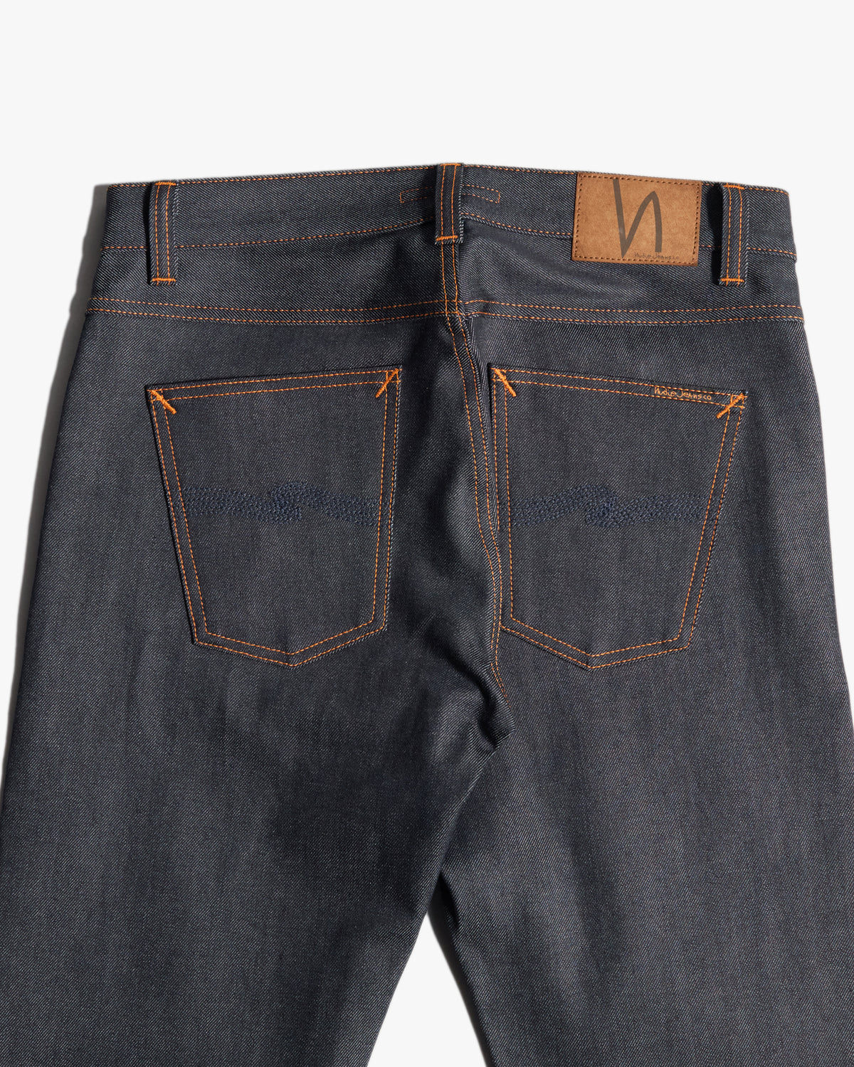 Nudie Lean Dean Slim Tapered Mens Jeans - Dry Ohm Selvage