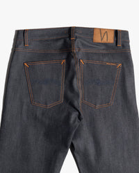 Nudie Lean Dean Slim Tapered Mens Jeans - Dry Ohm Selvage