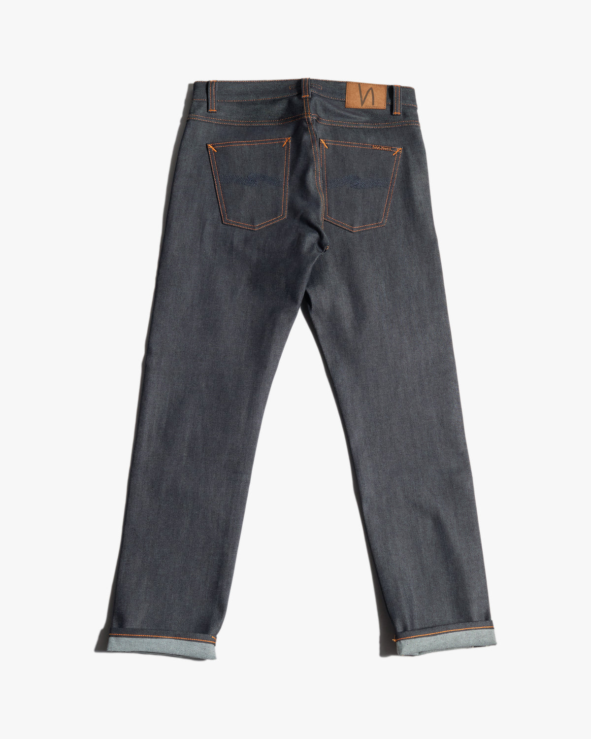 Nudie Lean Dean Slim Tapered Mens Jeans - Dry Ohm Selvage