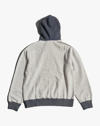 Nudie Jeans Gunde Hoodie Embo Wave - Grey Melange