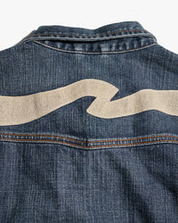 Nudie Jeans Conny Denim Jacket - Big Wave | Nudie Jeans Jackets & Coats | Jeanstore