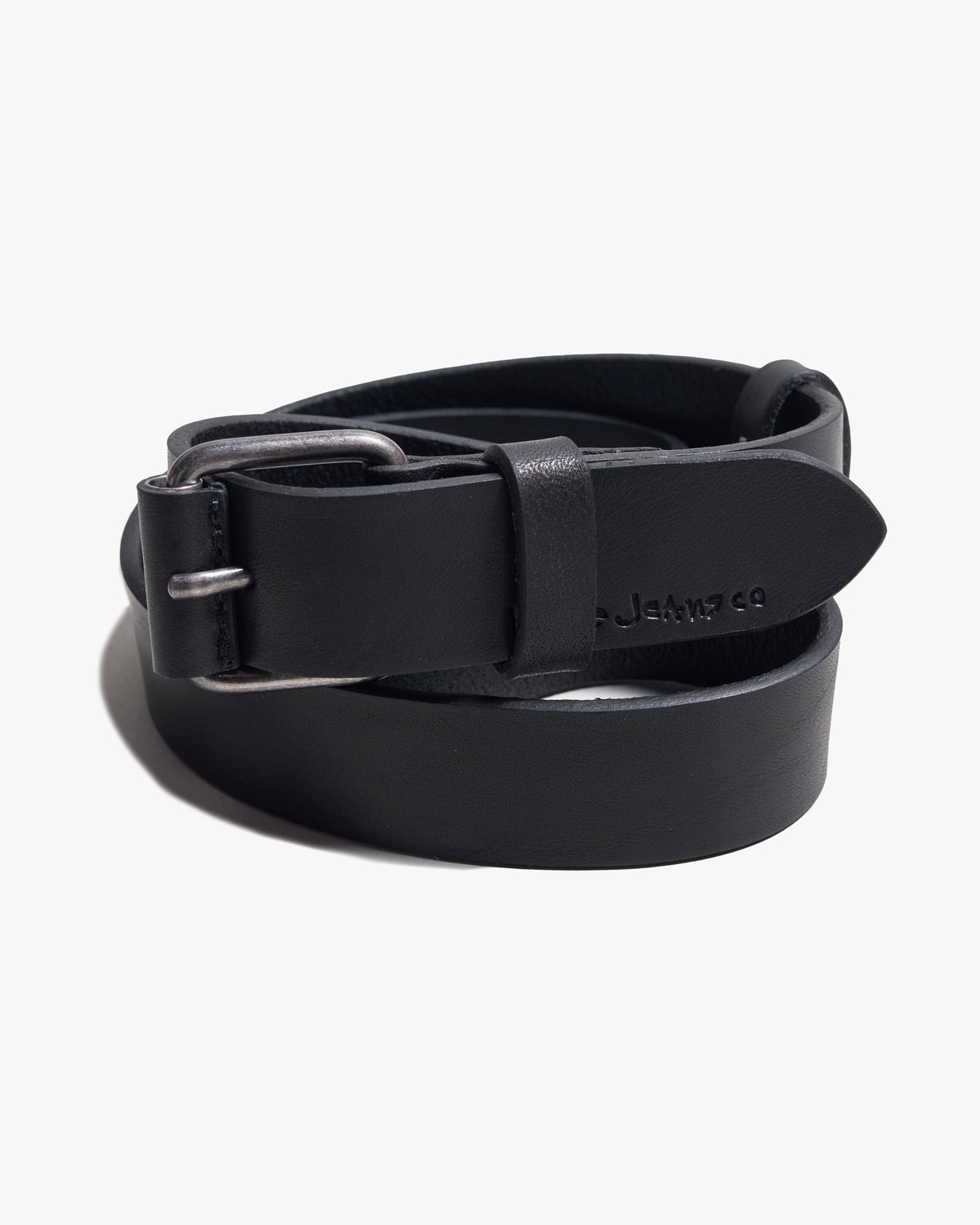 Nudie Jeans Dwayne Leather Belt - Black