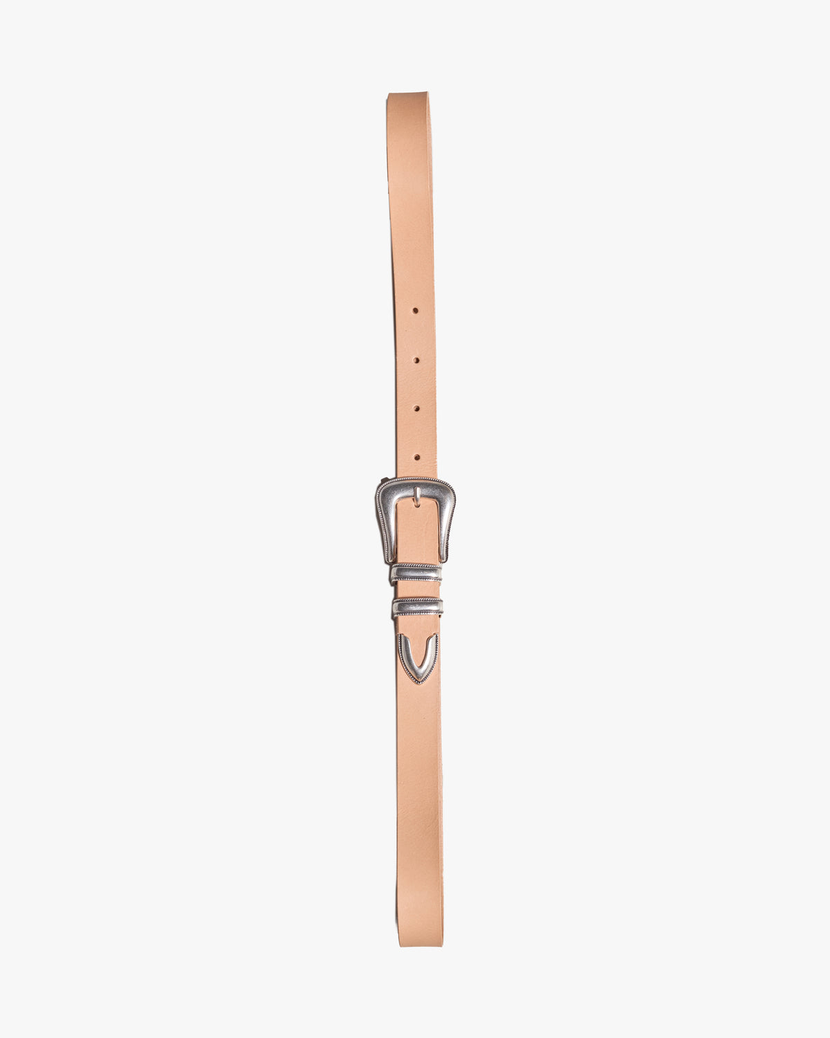 Nudie Jeans Western Silver Belt - Natural