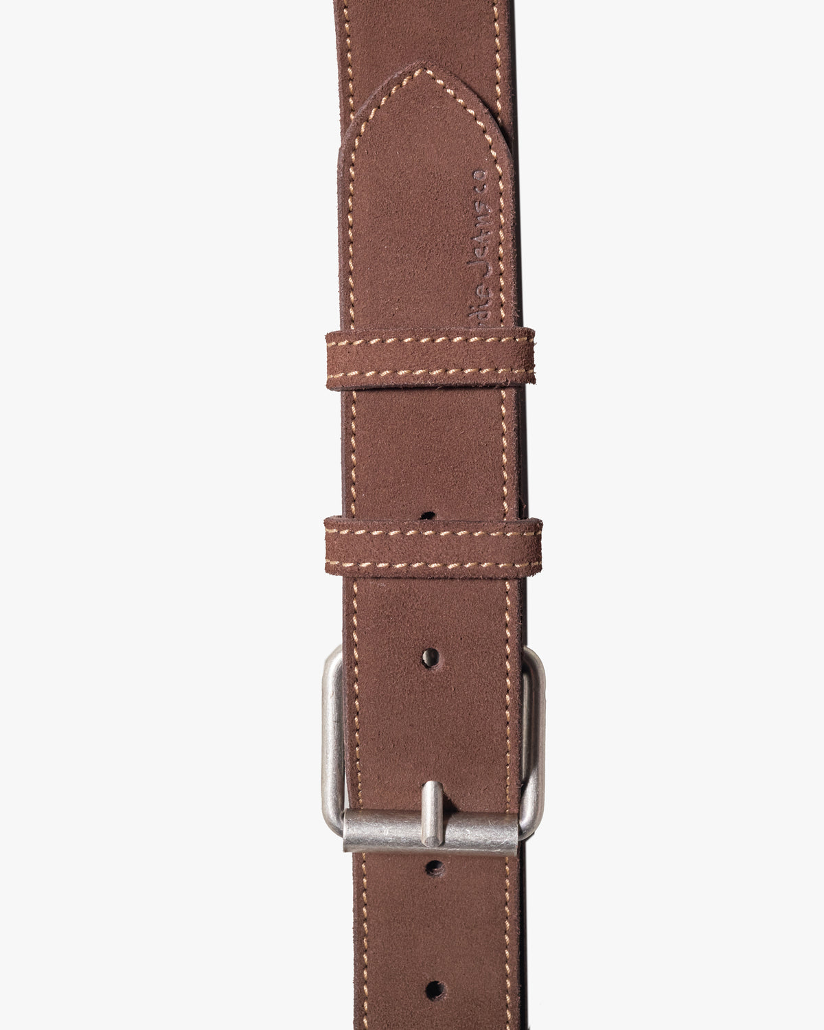 Nudie Jeans Pedersson Suede Belt - Dark Brown | Nudie Jeans Belts | JEANSTORE
