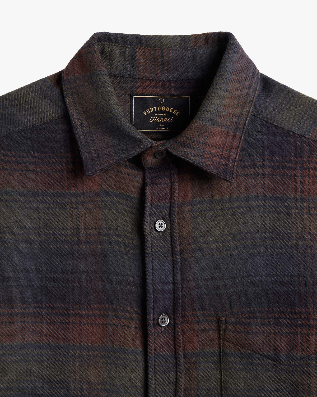 Portuguese Flannel Old Pine Flannel Shirt - Green | Portuguese Flannel Shirts | Jeanstore