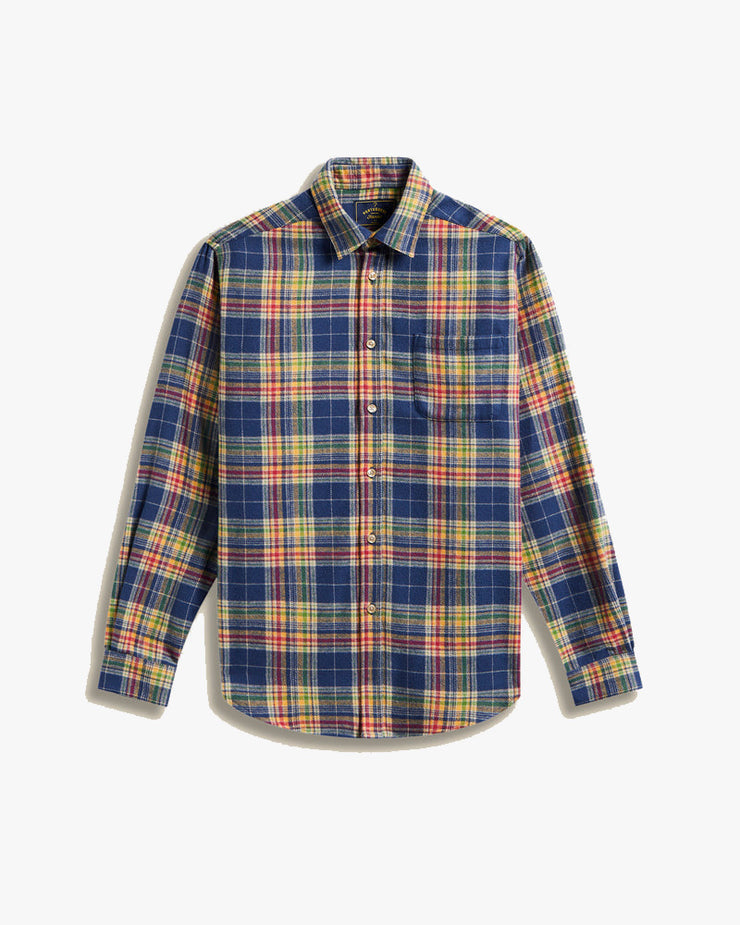 Portuguese Flannel Olissipo Shirt - Blue | Portuguese Flannel Shirts | JEANSTORE