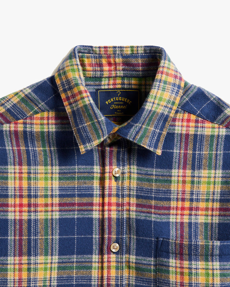 Portuguese Flannel Olissipo Shirt - Blue | Portuguese Flannel Shirts | JEANSTORE