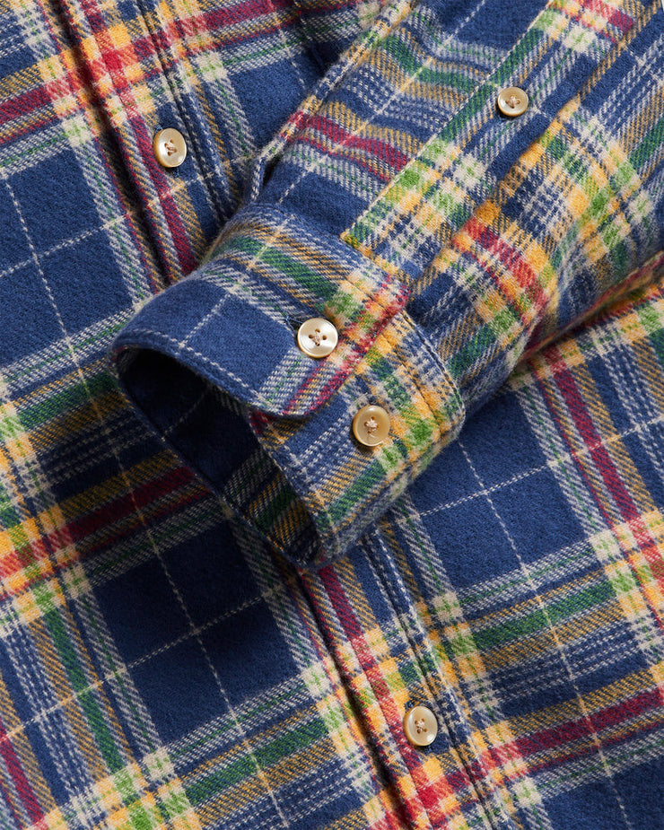 Portuguese Flannel Olissipo Shirt - Blue | Portuguese Flannel Shirts | JEANSTORE