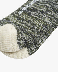 Oliver Spencer Edmund Socks - Finn Moss Green / Pistachio