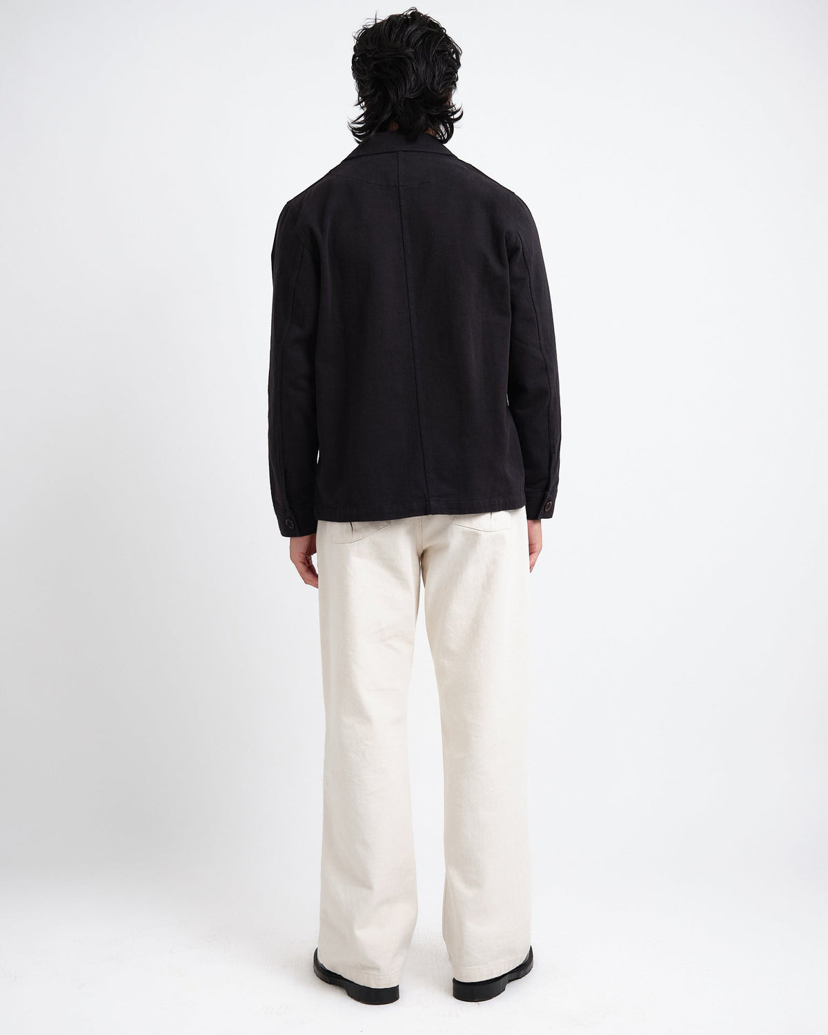 Oliver Spencer Bradwell Jacket - Roderick Twill Black