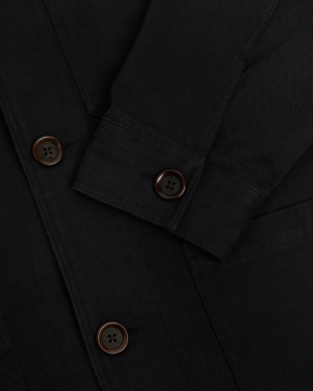 Oliver Spencer Bradwell Jacket - Roderick Twill Black