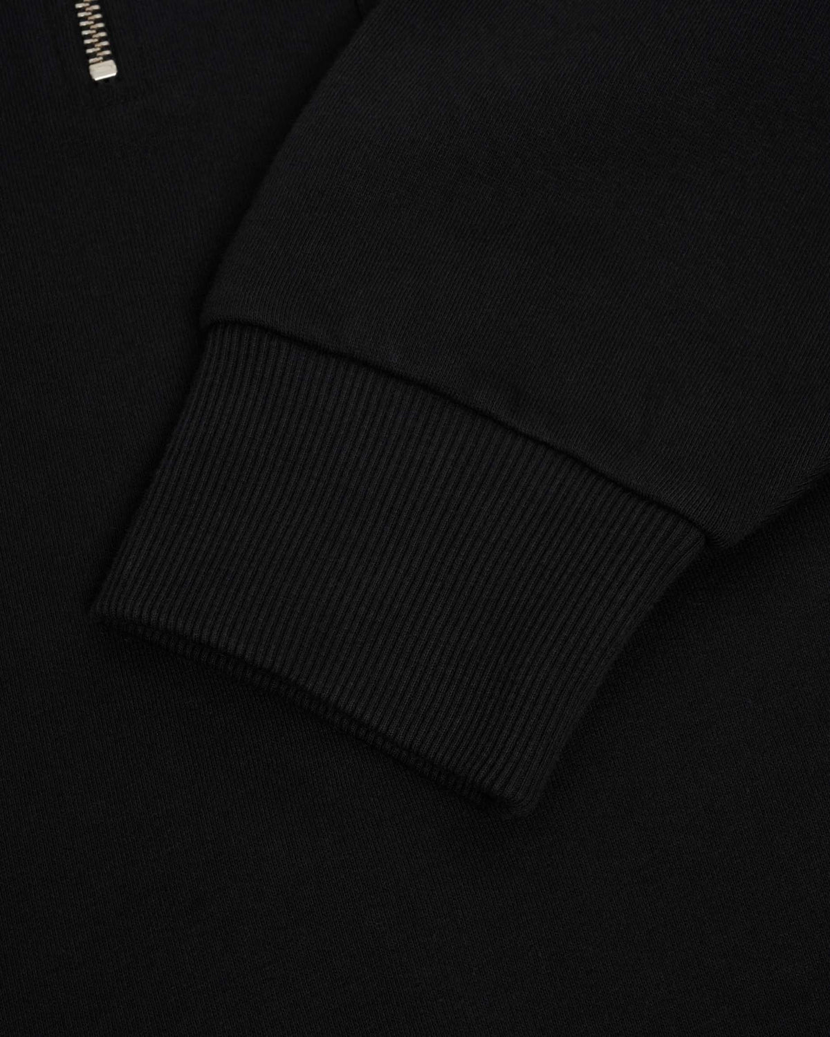 Oliver Spencer Lorimer Half Zip Sweatshirt - Harker Black
