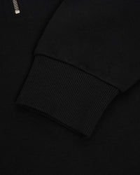 Oliver Spencer Lorimer Half Zip Sweatshirt - Harker Black