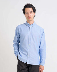 Oliver Spencer Brook Button Down Shirt - Brecon Oxford Blue