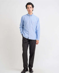 Oliver Spencer Brook Button Down Shirt - Brecon Oxford Blue