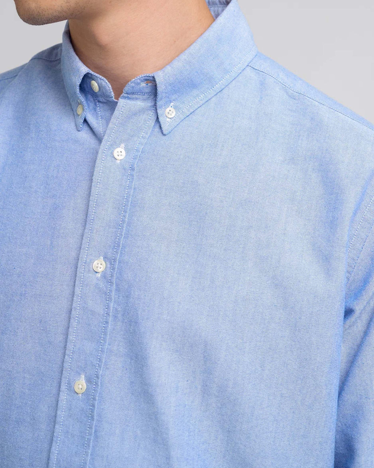 Oliver Spencer Brook Button Down Shirt - Brecon Oxford Blue