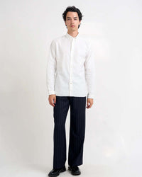 Oliver Spencer Brook Button Down Shirt - Brecon Oxford White