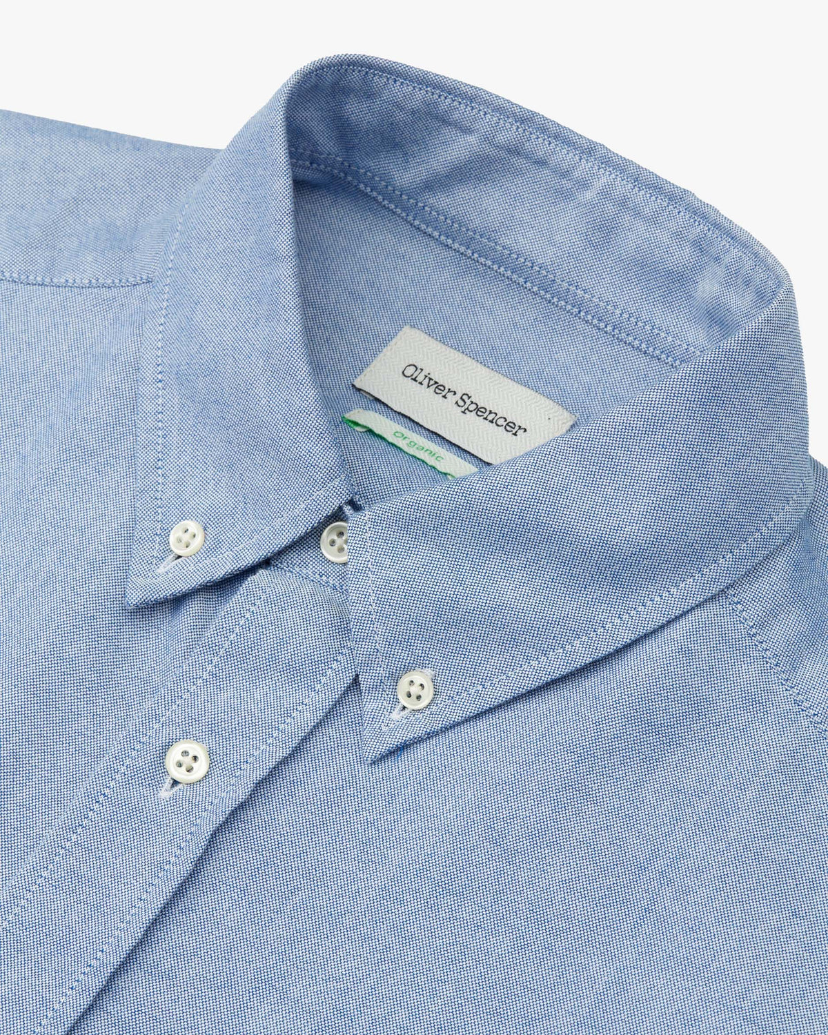 Oliver Spencer Brook Button Down Shirt - Brecon Oxford Blue