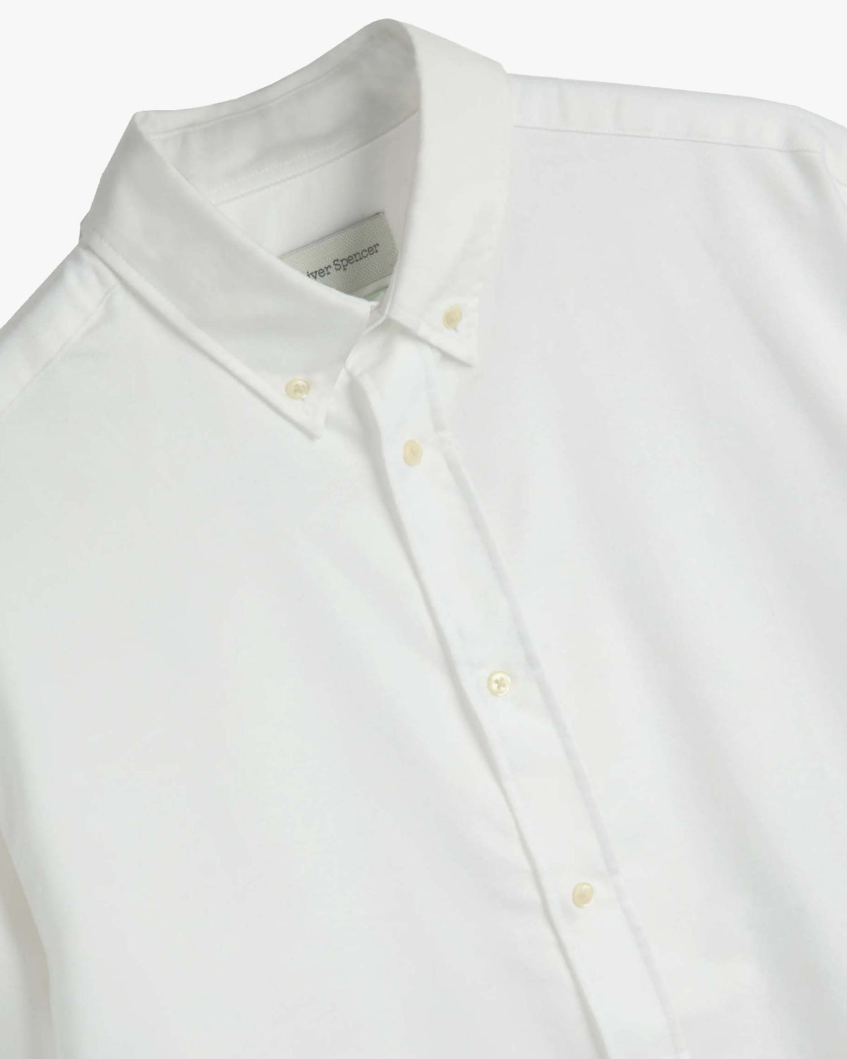Oliver Spencer Brook Button Down Shirt - Brecon Oxford White