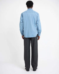 Oliver Spencer Corby Shirt - Mullins Denim Indigo Light