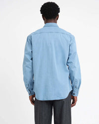 Oliver Spencer Corby Shirt - Mullins Denim Indigo Light
