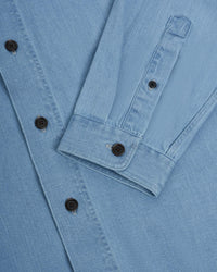 Oliver Spencer Corby Shirt - Mullins Denim Indigo Light