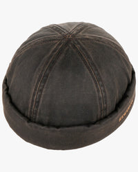 Stetson Old Cotton Docker Cap - Brown | Stetson Hats | JEANSTORE