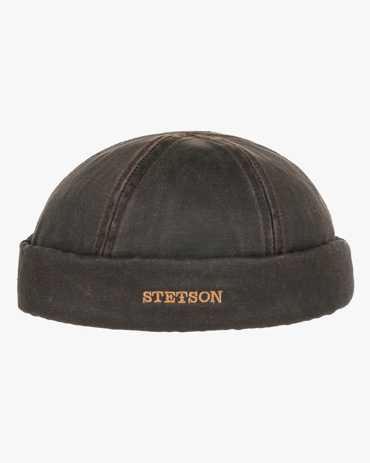 Stetson Old Cotton Docker Cap - Brown | Stetson Hats | JEANSTORE