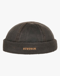 Stetson Old Cotton Docker Cap - Brown | Stetson Hats | JEANSTORE