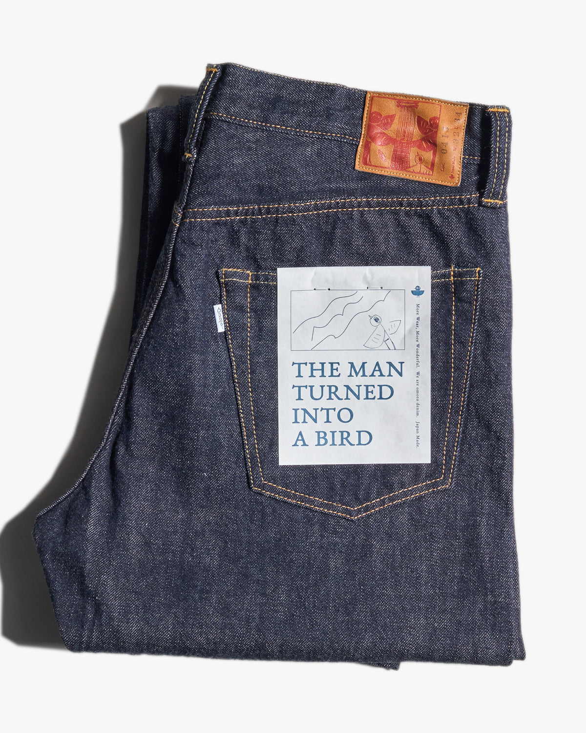 Omoto Denim 0415 Straight Fit 13.5oz Selvedge Jeans - Onewash