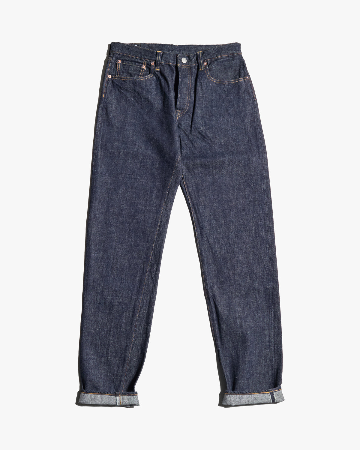 Omoto Denim 0415 Straight Fit 13.5oz Selvedge Jeans - Onewash