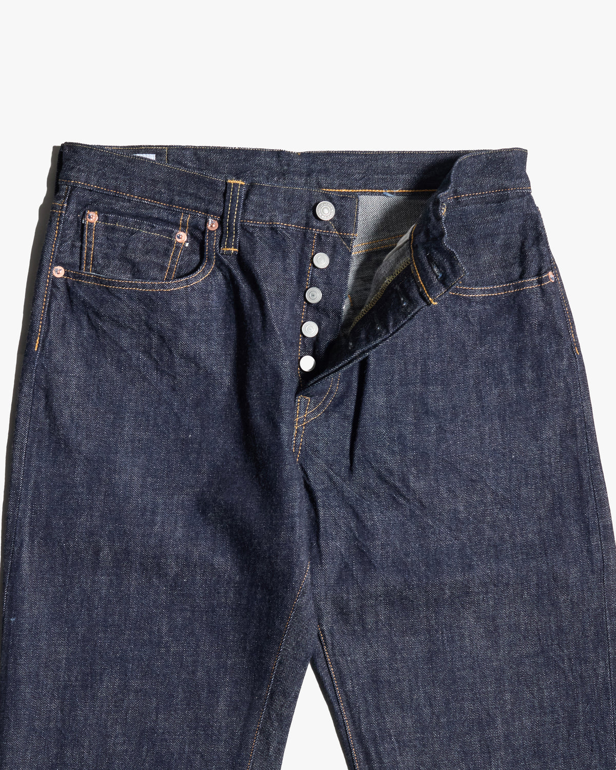 Omoto Denim 0415 Straight Fit 13.5oz Selvedge Jeans - Onewash