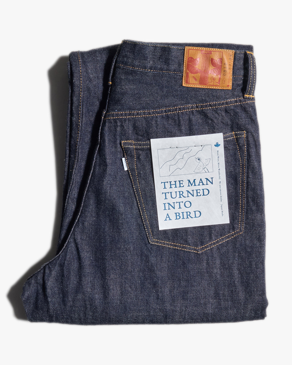 Omoto Denim 0815 Loose Fit 13.5oz Selvedge Jeans - Onewash
