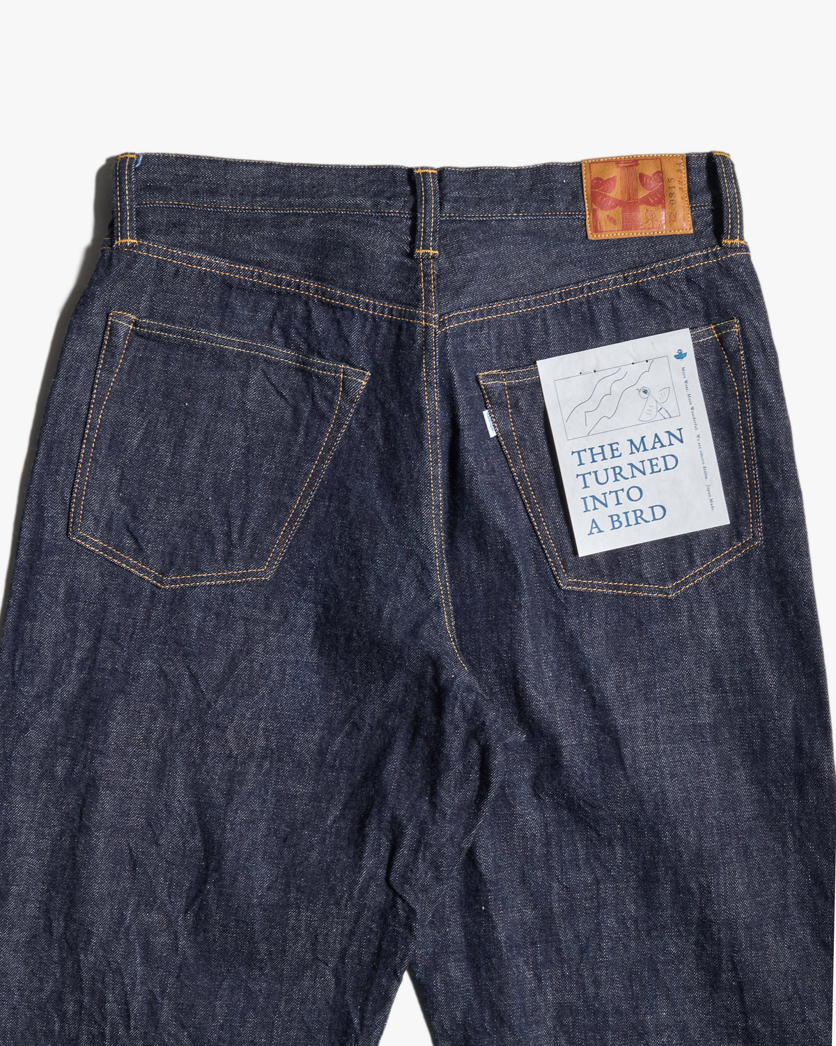 Omoto Denim 0815 Loose Fit 13.5oz Selvedge Jeans - Onewash