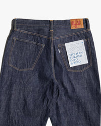 Omoto Denim 0815 Loose Fit 13.5oz Selvedge Jeans - Onewash