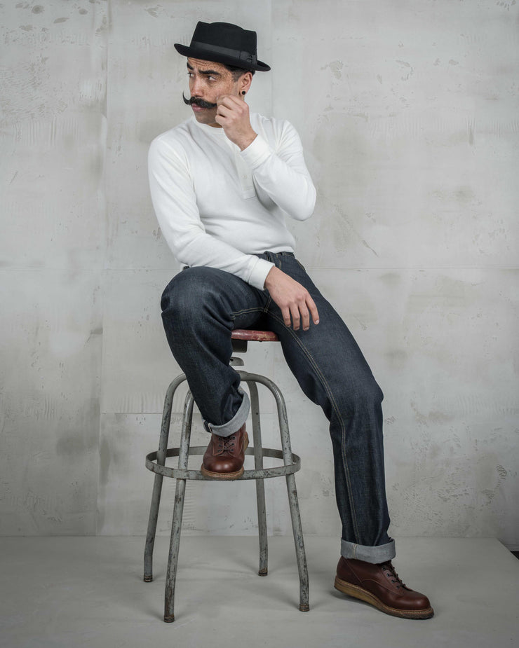 Pike Brothers 1937 Roamer Pant Relaxed Fit Mens Jeans - 11oz Selvedge Metal