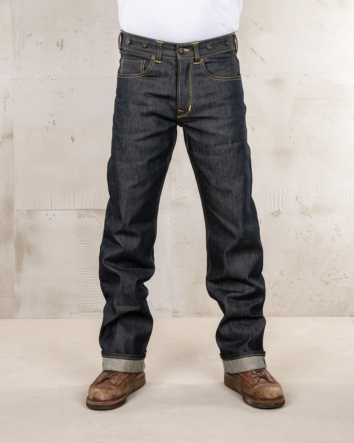 Pike Brothers 1937 Roamer Pant Relaxed Fit Mens Jeans - 11oz Selvedge Metal | Pike Brothers Jeans | JEANSTORE