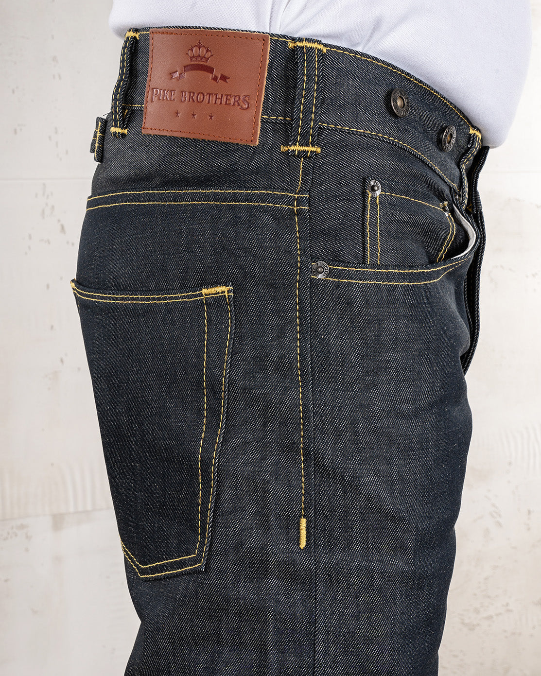 Pike Brothers 1937 Roamer Pant Relaxed Fit Mens Jeans - 11oz Selvedge Metal | Pike Brothers Jeans | JEANSTORE