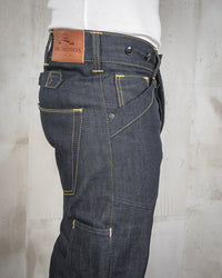 Pike Brothers 1936 Chopper Pant Loose Fit Selvedge Mens Jeans - 11oz Metal