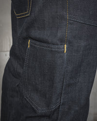 Pike Brothers 1936 Chopper Pant Loose Fit Selvedge Mens Jeans - 11oz Metal