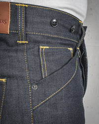 Pike Brothers 1936 Chopper Pant Loose Fit Selvedge Mens Jeans - 11oz Metal