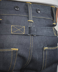 Pike Brothers 1936 Chopper Pant Loose Fit Selvedge Mens Jeans - 11oz Metal