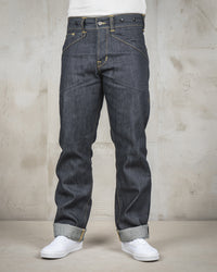 Pike Brothers 1936 Chopper Pant Loose Fit Selvedge Mens Jeans - 11oz Metal