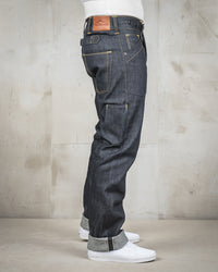 Pike Brothers 1936 Chopper Pant Loose Fit Selvedge Mens Jeans - 11oz Metal