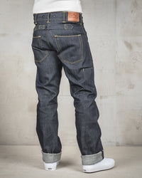Pike Brothers 1936 Chopper Pant Loose Fit Selvedge Mens Jeans - 11oz Metal