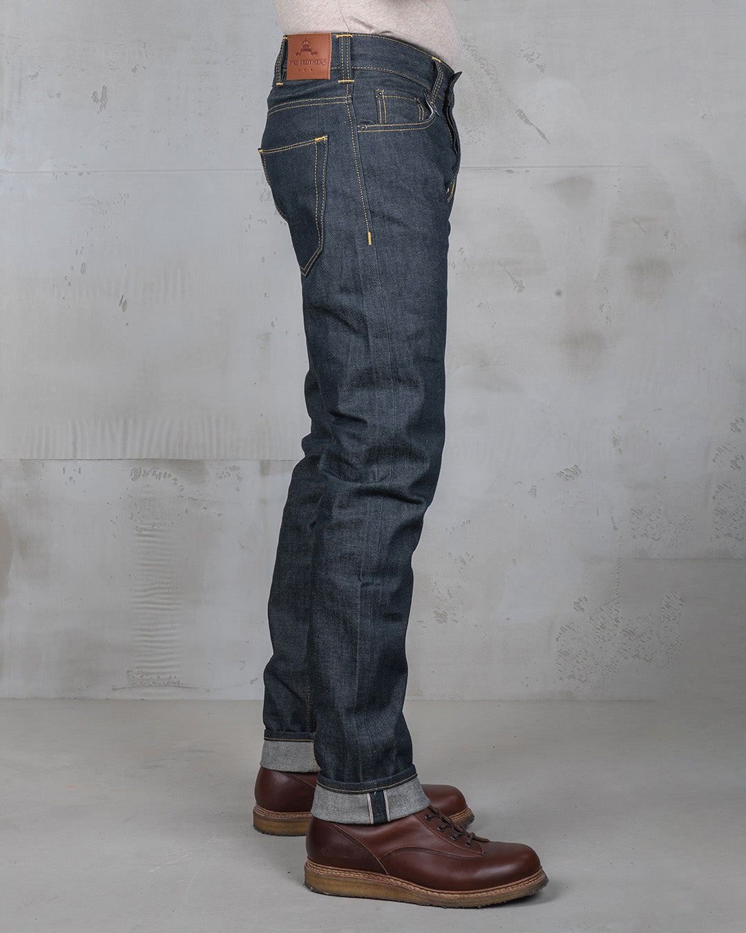 Pike Brothers 1963 Roamer Pant Slim Fit Mens Jeans - 11oz Selvedge Metal