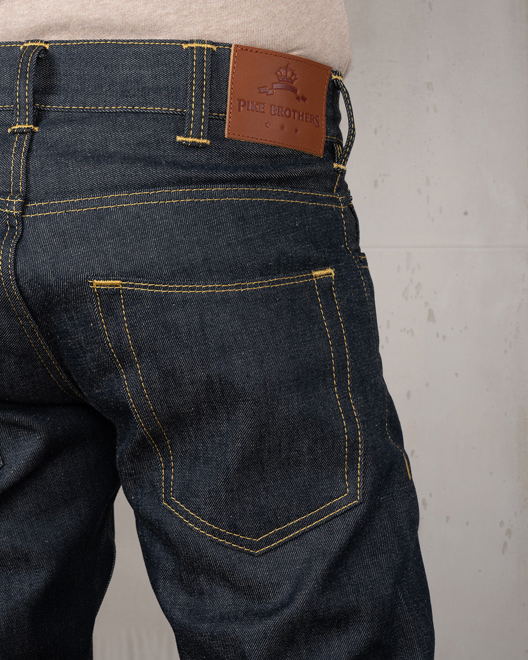 Pike Brothers 1963 Roamer Pant Slim Fit Mens Jeans - 11oz Selvedge Metal
