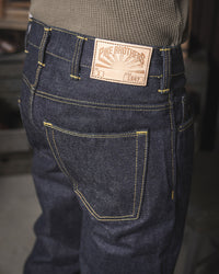 Pike Brothers 1947 Roamer Pant Relaxed Tapered Mens Jeans - 21oz Selvedge Indigo | Pike Brothers Jeans | JEANSTORE