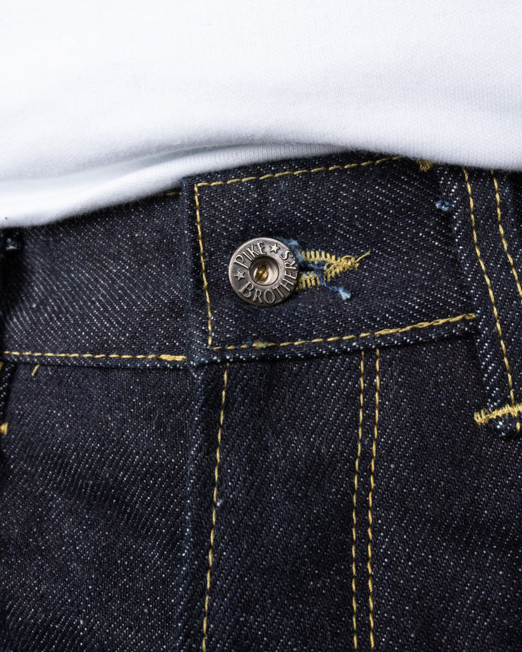 Pike Brothers 1947 Roamer Pant Relaxed Tapered Mens Jeans - 21oz Selvedge Indigo